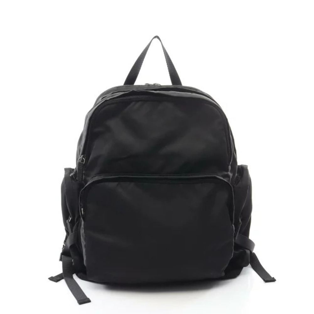 Prada Triangle Backpack Black
